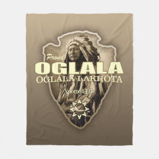 Oglala Lakota (pilhuvud) Fleecefilt