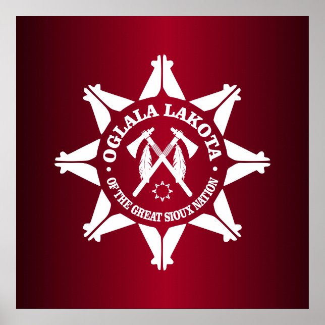Oglala Lakota Poster (Framsidan)