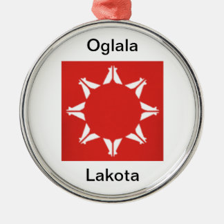 Oglala Lakota prydnad Julgransprydnad Metall