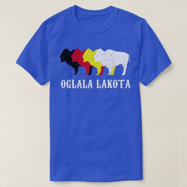 Oglala Lakota Sioux 1  T Shirt (Design framsida)