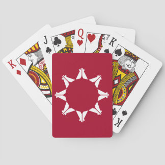 Oglala Lakota Sioux-flagga Casinokort