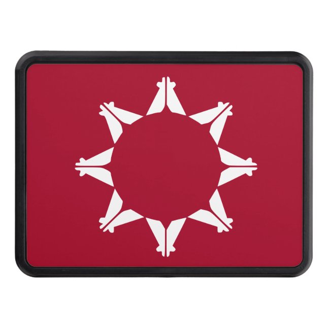 Oglala Lakota Sioux Flagga Dragkroksskydd (Framsidan)