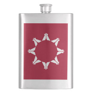 Oglala Lakota Sioux-flagga Fickplunta