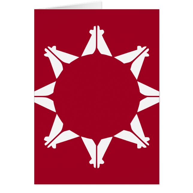 Oglala Lakota Sioux Flagga Hälsningskort (Framsidan)