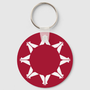 Oglala Lakota Sioux Flagga Nyckelring