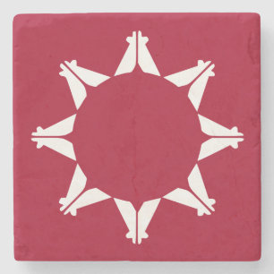 Oglala Lakota Sioux Flagga Stenunderlägg