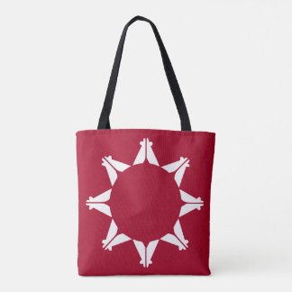 Oglala Lakota Sioux Flagga Tygkasse