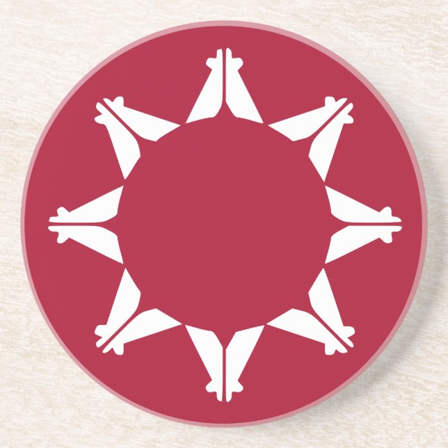 Oglala Lakota Sioux Flagga Underlägg (Framsidan)