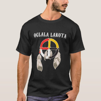 Oglala Lakota Sioux South Dakota Medicine Wheel La T Shirt