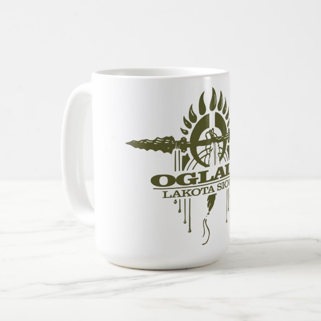 Oglala Sioux 2o Kaffemugg (Framsida vänster)