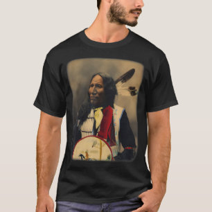 Oglala Sioux Lakota Chief Strejkas with Nose T Shirt