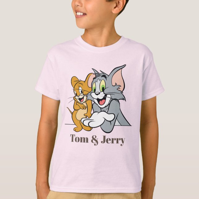 Oglömska Duo: Tom och Jerry's Antics T Shirt (Framsida)