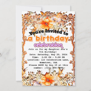 Oglömsklig glädje: Födelsedagskort för barn! Inbjudningar