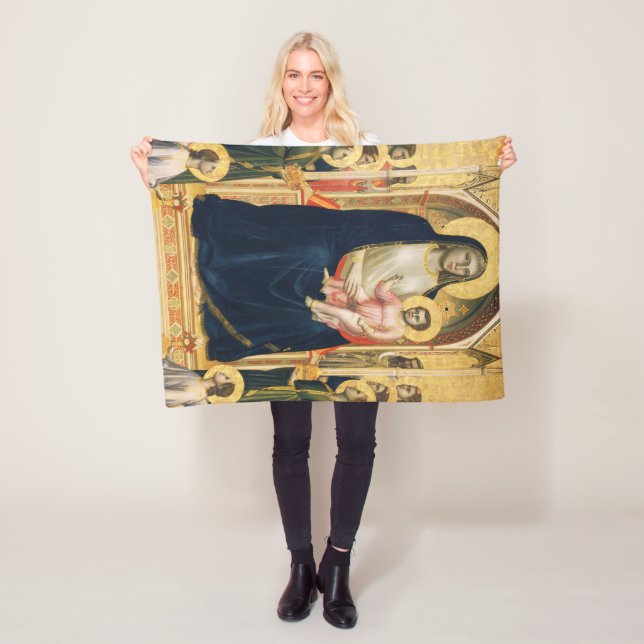 Ognissanti Madonna, Giotto, 1306-1310 Fleecefilt (På plats)