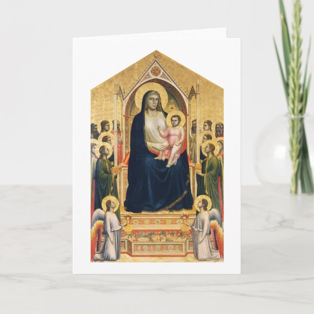 Ognissanti Madonna, Giotto, 1306-1310 Kort (Framsida)