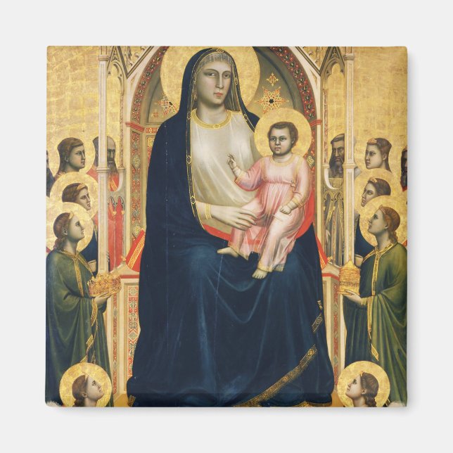 Ognissanti Madonna, Giotto, 1306-1310 Magnet (Framsidan)