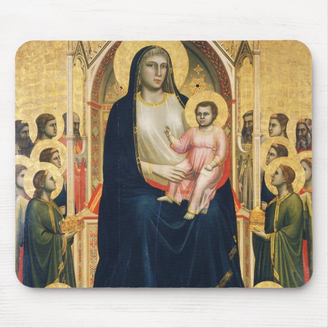 Ognissanti Madonna, Giotto, 1306-1310 Musmatta (Framsidan)