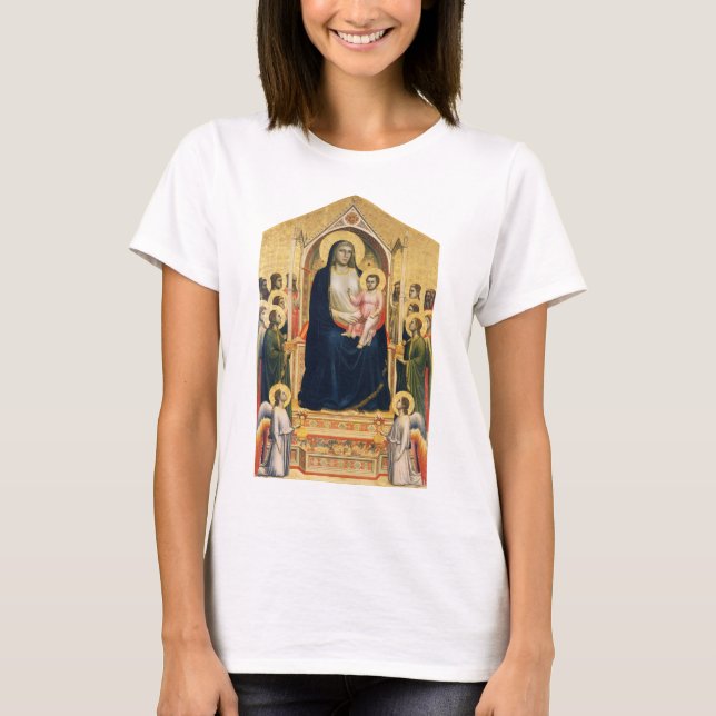 Ognissanti Madonna, Giotto, 1306-1310 T Shirt (Framsida)
