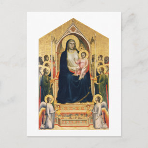 Ognissanti Madonna, Giotto, 1306-1310 Vykort