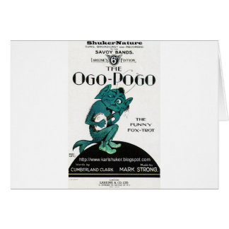 Ogo-Pogo den roliga Räv-Travet, ShukerNature Hälsningskort