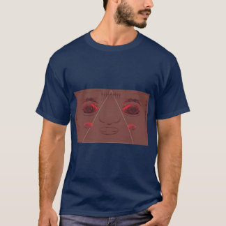 Ögon ansikte i ro. t shirt
