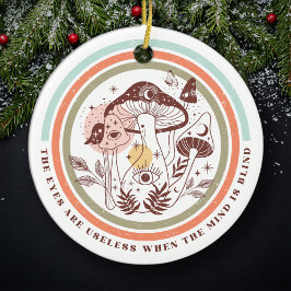 Ögon är osjälsligt när man tänker på Blind Boho ju Julgransprydnad Keramik