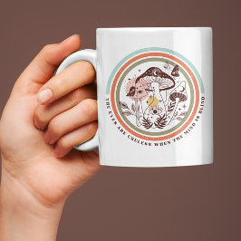 Ögon är själviskt när tanken är Blind Boho Kaffemugg
