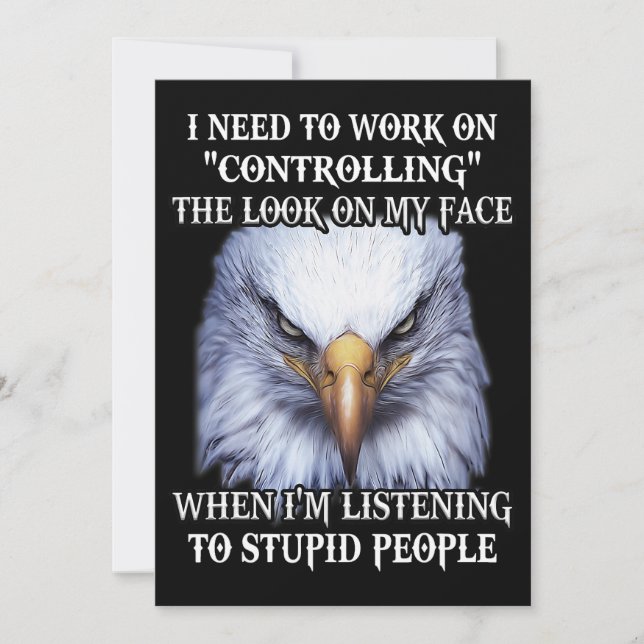 Ögon att jag måste arbeta med att kontrollera min  inbjudningar (Framsida)