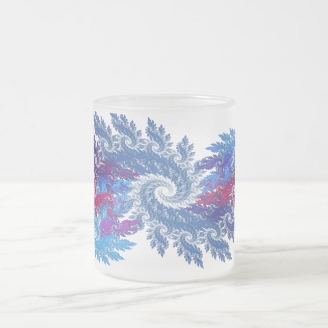 Ögon av stormmuggen frostad glasmugg (Center)