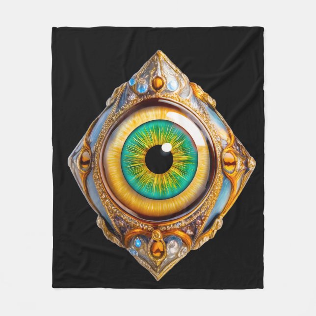 Ögon av universum 10 fleecefilt (Framsidan)