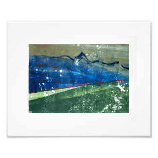 Ögon bergen fototryck