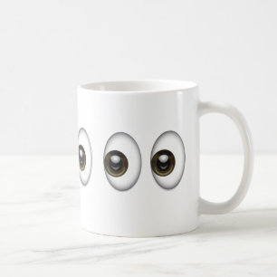 Ögon Emoji Kaffemugg