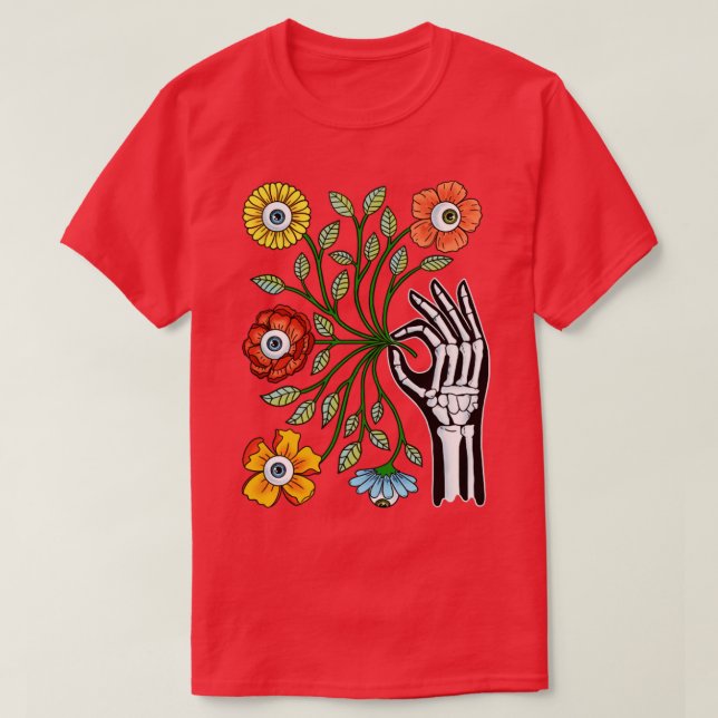Ögon Flowers T Shirt (Design framsida)