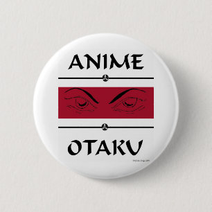 Ögon för AnimeOtaku ondska Knapp