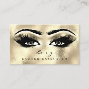 Ögon för glitter för snärt för Makeupögonbry Visitkort
