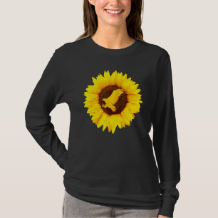 Ögon för kvinnor i Manar Hawk Animal Solros T Shirt