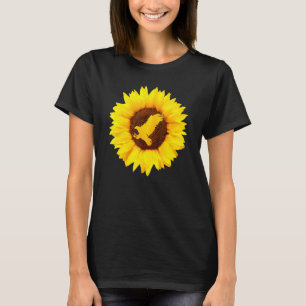 Ögon för kvinnor i Manar Hawk Animal Solros T Shirt