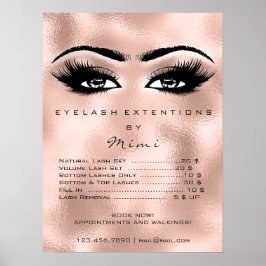 Ögon för  Makeup-försäljning i ro, utpressningsgla Poster