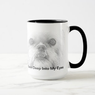 Ögon för muggBryssel Griffon hund Mugg