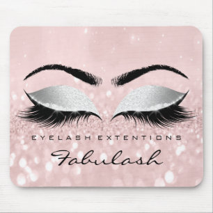 Ögon Glitter Branding Beauty Studio Lash Grått Ros Musmatta