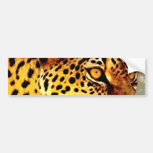 Ögon i Leopard Bildekal