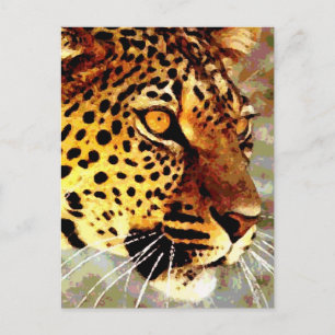 Ögon i Leopard Vykort