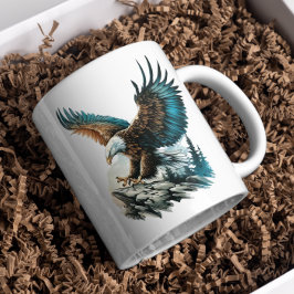 Ögon i vattenfärg kaffemugg