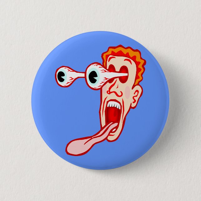 Ögon lämnar huvudet knapp (Framsida)