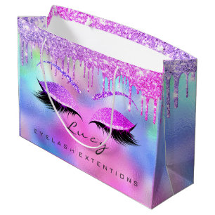 Ögon Lash Makeup Möhippa Namn Glitter Rosa Drive