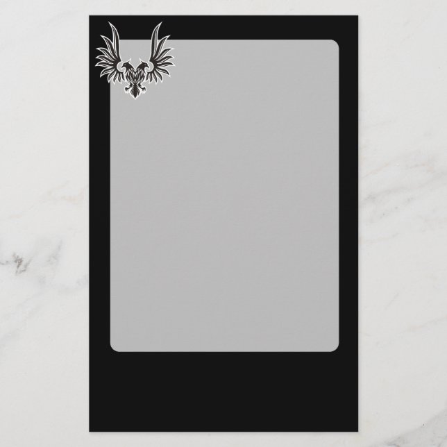 Ögon med två huvuden brevpapper (Framsida)