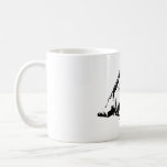 Ögon of Quiet Trust Kaffemugg<br><div class="desc">En minimalistisk vektor porträtt zoomar in på en vilande hund själsgaze. Det rena svarta och vita stil framhäver känslorna i sin renaste form och förvandlar varje steg till en påminnelse om komplementaritet.</div>