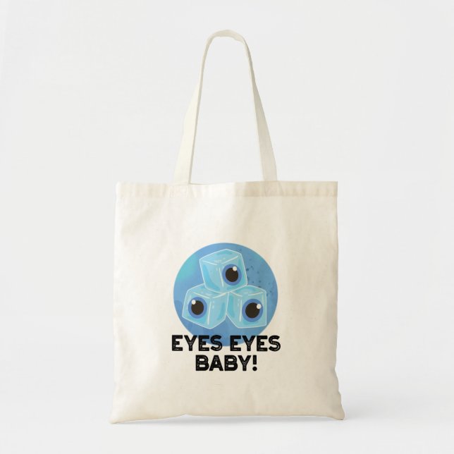 Ögon Ögon Baby Funny Ice Eyeball Pun Tygkasse (Framsidan)