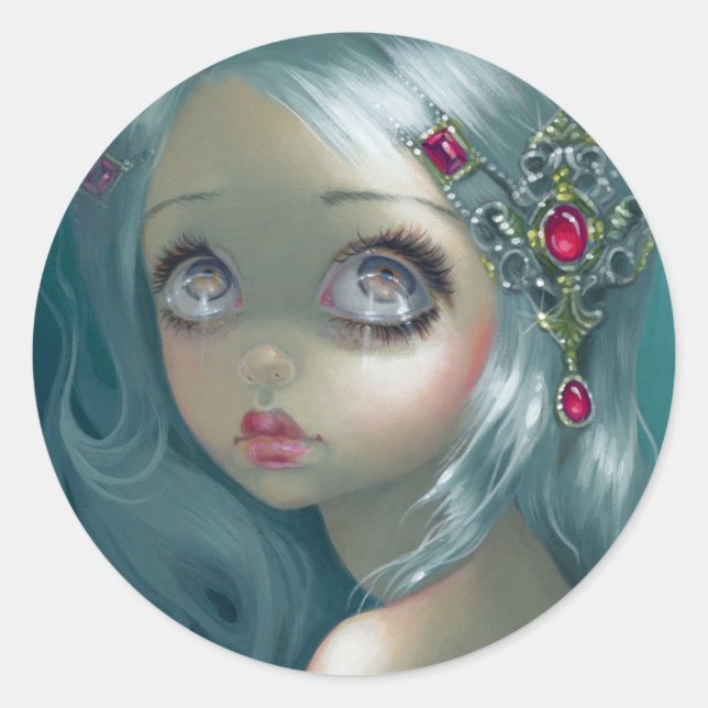 "Ögon på Heavens"-schackers Runt Klistermärke (Framsida)