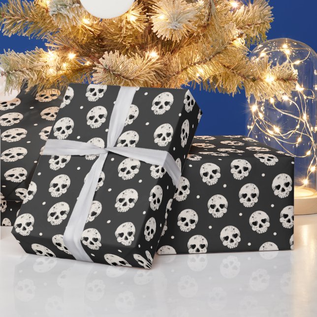 Ögon på Mörk Grått Presentpapper (Helgdagar)